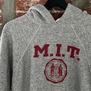 VTG M.I.T. Massachusetts Institute of Technology Hoodie Sweatshirt L 21x24